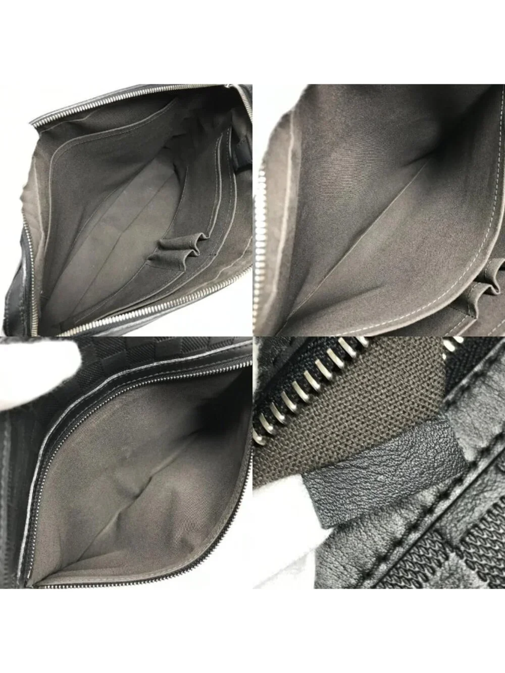 Louis Vuitton Shoulder Bag Calypso MM Damier Infini Leather Onyx Black
